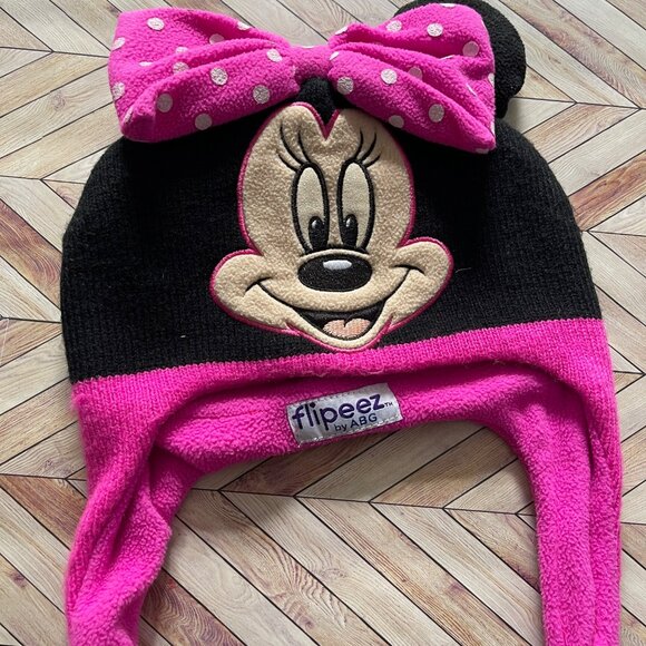 Disney Minnie Mouse Flipeez Hat For Kids With Pink Bow & Ears By ABG - Picture 1 of 6